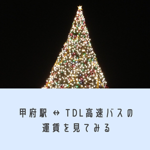 年 甲府駅からディズニーランドへの高速バスはある 料金や時刻表を解説 てくてく甲府