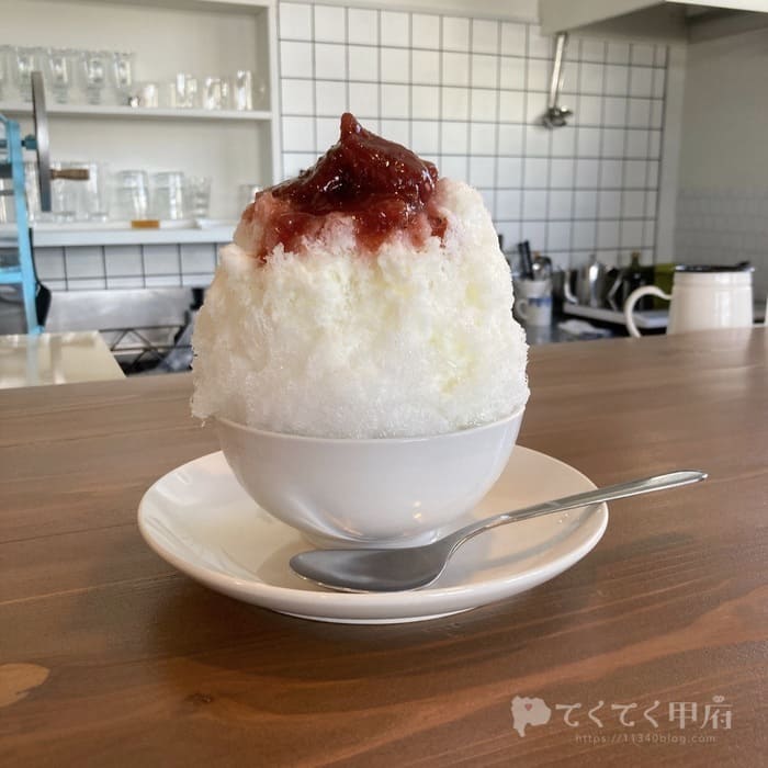 山梨県甲府市-氷と喫茶 ivy（かき氷）