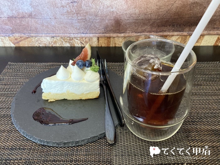 山梨県甲府市酒折-CoHack（アイスドリップコーヒーとケーキ）