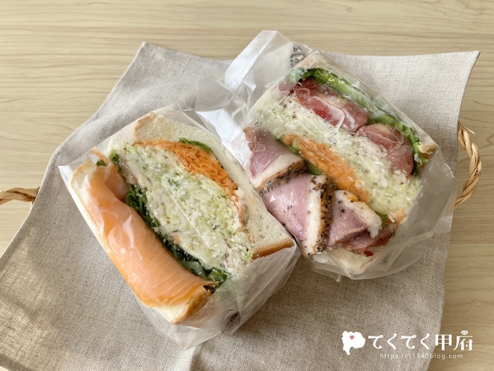 山梨県笛吹市-ふえふきマスタードのサンドイッチ